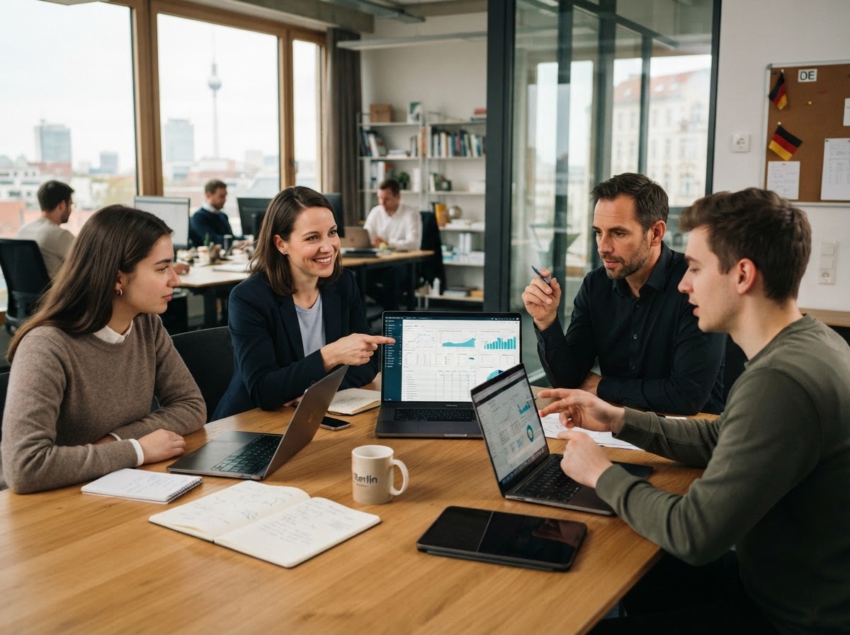 Nordelis AI Analystenteam bei der Prüfung von Risikomodellen